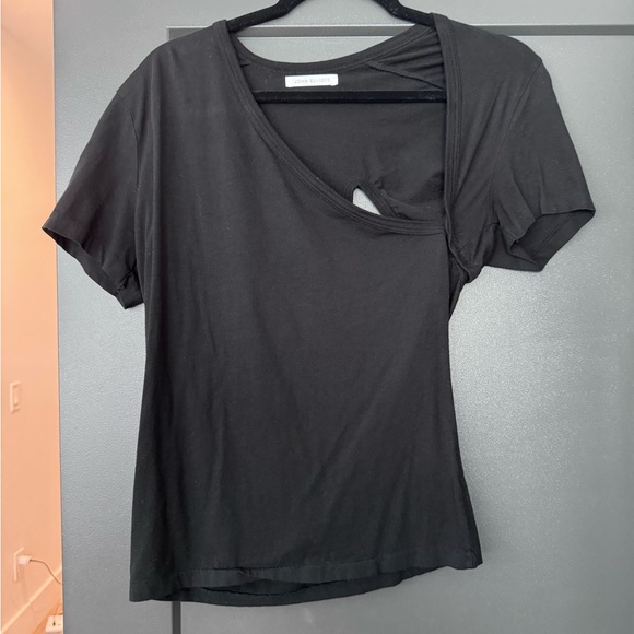 John Elliott asymmetrical T-shirt with cutouts - Picture 4 of 6